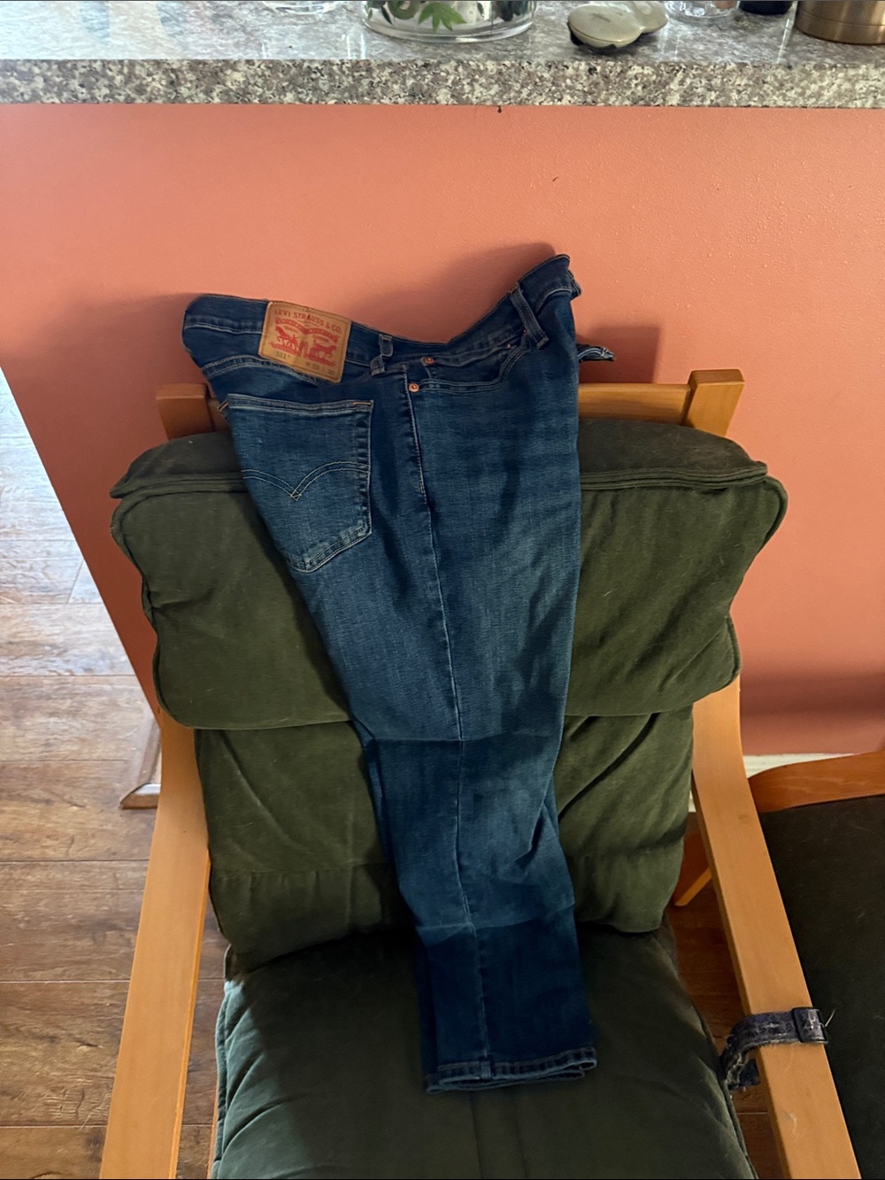 Levi's Men's Indigo Slim Straight Jeans